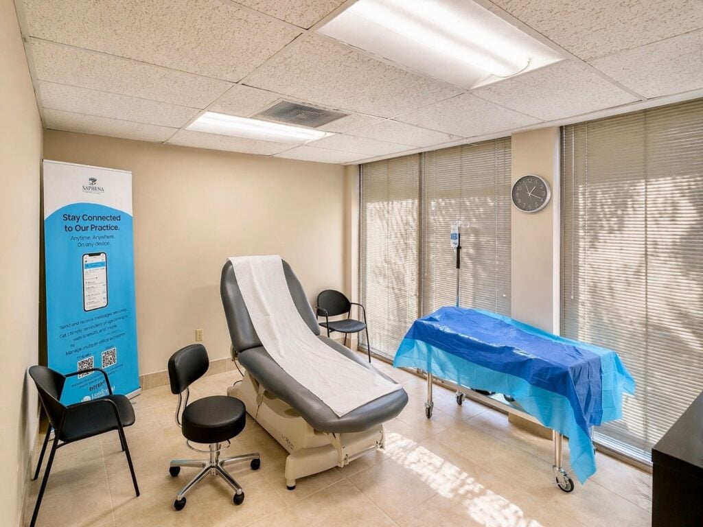 Saphena Vein Clinic appointment area
